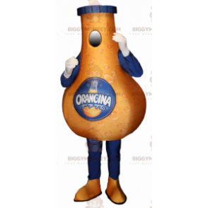 Στολή μασκότ BIGGYMONKEY™ Giant Orangina Bottle. Στολή μασκότ