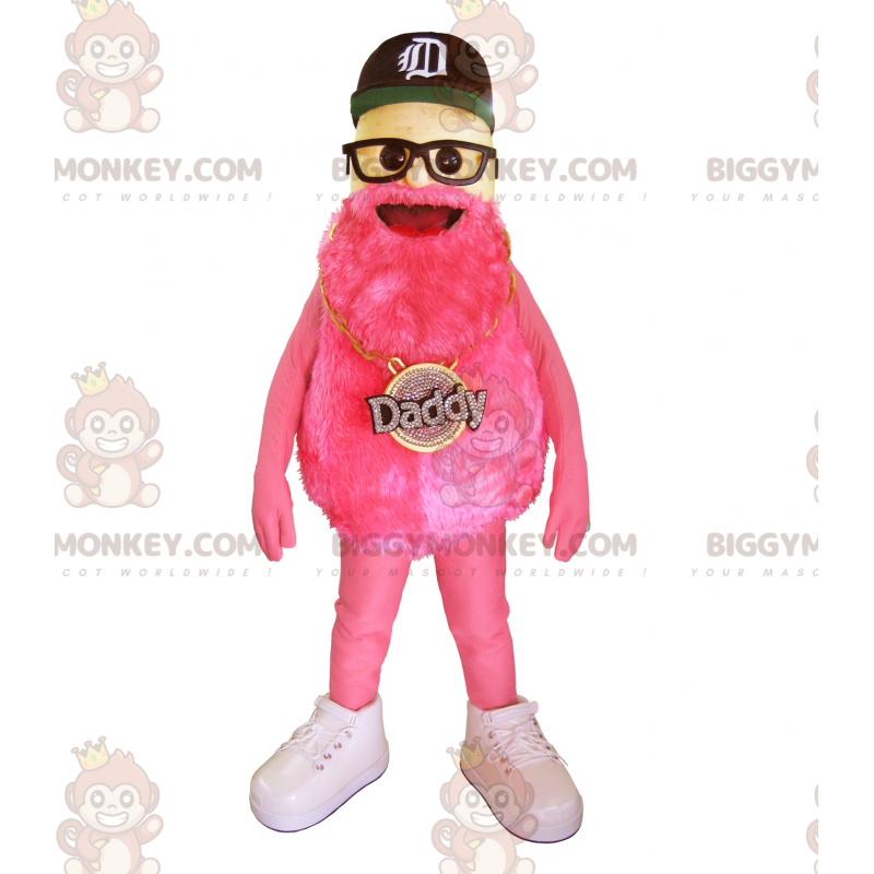 Kostým maskota vousatého muže BIGGYMONKEY™ od známé značky Kostým maskota vousatého muže BIGGYMONKEY™ od známé značky
