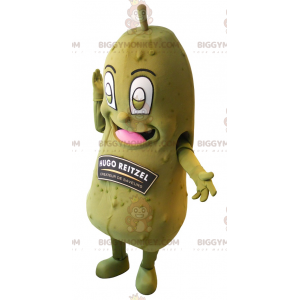 Hugo Reitzel pickle BIGGYMONKEY™ mascot costume. giant pickle -