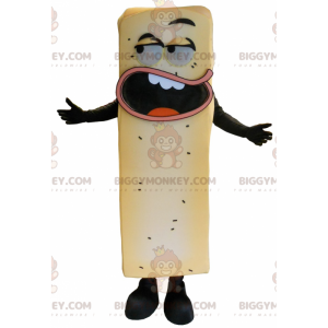 Costume de mascotte BIGGYMONKEY™ de frite jaune géante. Costume
