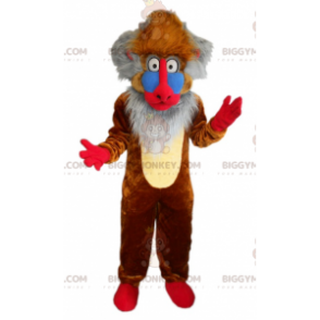 BIGGYMONKEY™ maskotkostume Rafiki Berømt abe fra tegnefilmen