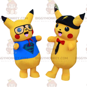 Σετ μασκότ BIGGYMONKEY™ του Pikachu, του διάσημου κίτρινου Pokemon από το manga - Μασκότ διάσημων χαρακτήρων - BiggyMonkey.com