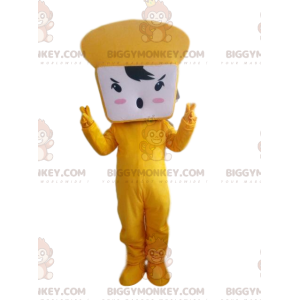 Costume de mascotte BIGGYMONKEY™ de pain de mie. Costume de