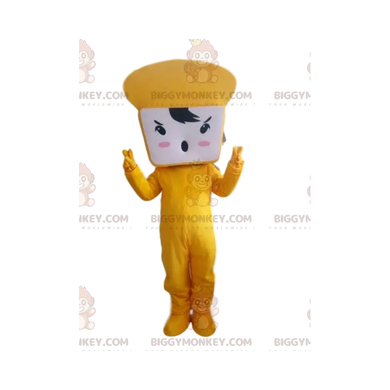 Kostým maskota sendvičového chleba BIGGYMONKEY™. Kostým maskota Kostým maskota sendvičového chleba BIGGYMONKEY™. Kostým maskota