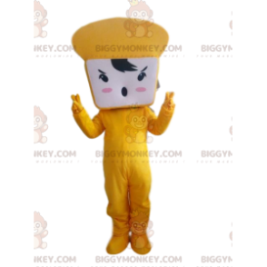 Sandwichbrød BIGGYMONKEY™ maskotkostume. Bageri BIGGYMONKEY™