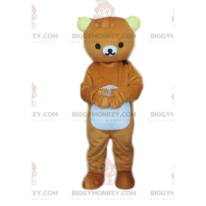 Costume de mascotte BIGGYMONKEY™ d'ours brun, costume de