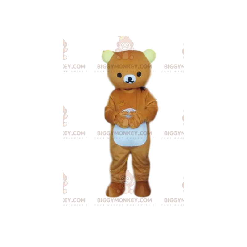 BIGGYMONKEY™ bruine beer mascottekostuum, teddybeerkostuum