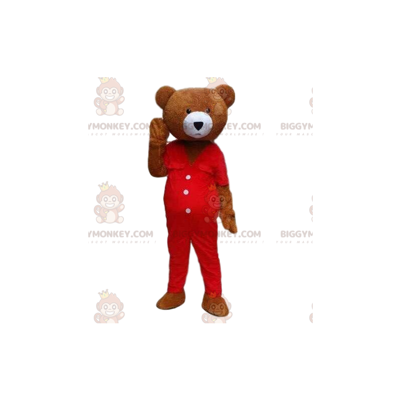 Fato de mascote BIGGYMONKEY™ Fato de ursinho de pelúcia. Traje