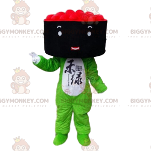 BIGGYMONKEY™ Maskottchenkostüm Sushi-Maki-Kostüm. Japanisches