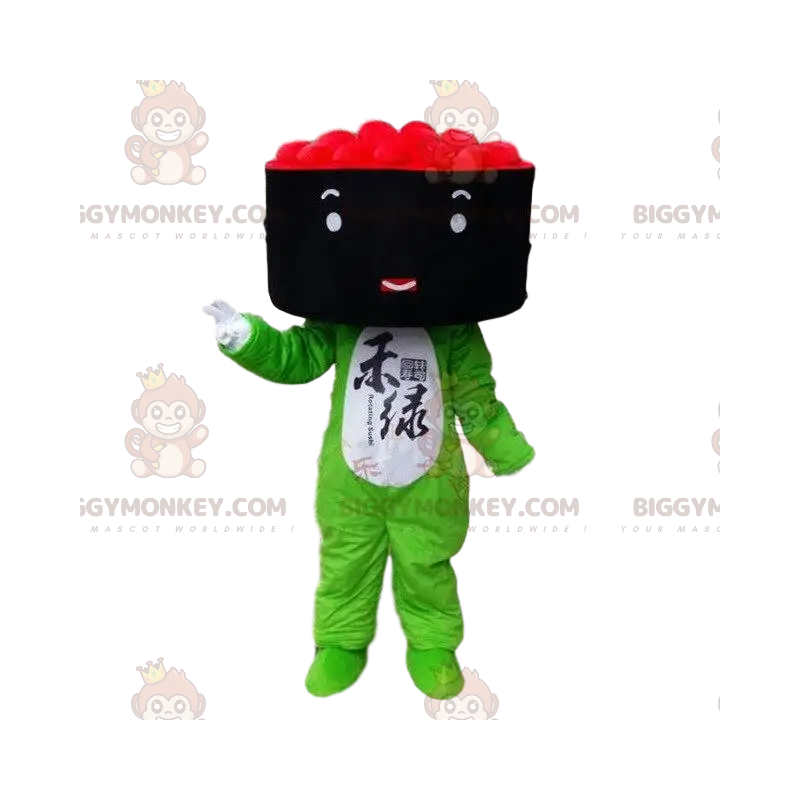 Στολή μασκότ BIGGYMONKEY™ κοστούμι σούσι maki. Κοστούμι Στολή μασκότ BIGGYMONKEY™ κοστούμι σούσι maki. Κοστούμι