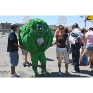 Costume de mascotte BIGGYMONKEY™ d'artichaut vert géant -