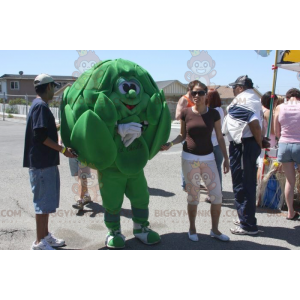 Στολή μασκότ BIGGYMONKEY™ Giant Green Artichoke - Μη ταξινομημένες μασκότ - BIGGYMONKEY_0942 - BiggyMonkey.com