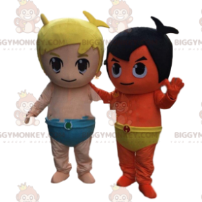 2 kostýmy maskota BIGGYMONKEY™ pro miminka a děti. Dětské kostýmy - Baby maskoti - BIGGYMONKEY_08080 - BiggyMonkey.com