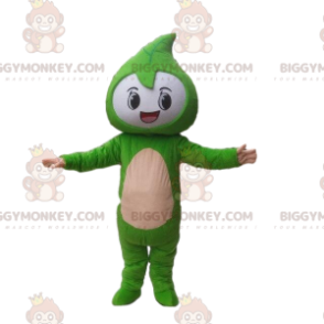 Kostium maskotki BIGGYMONKEY™ zielony Kostium postaci. Kostium maskotki zielonego liścia BIGGYMONKEY™ - BiggyMonkey.com
