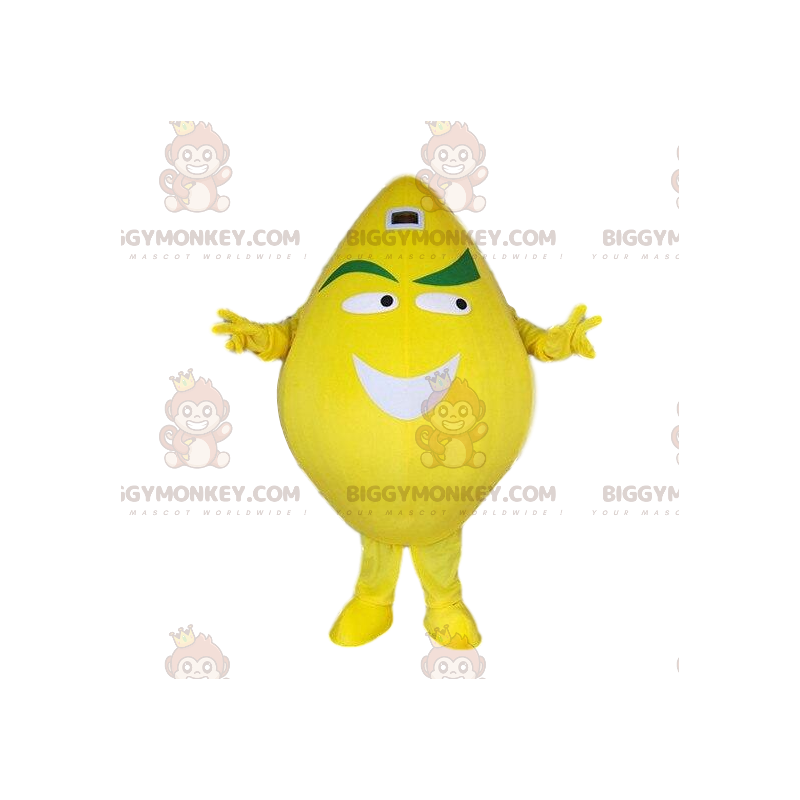 Costume de mascotte BIGGYMONKEY™ déguisement citron jaune