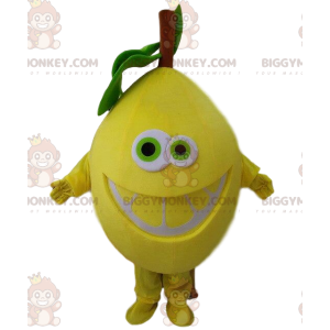 Kostým maskota BIGGYMONKEY™ obří žlutý citronový převlek.