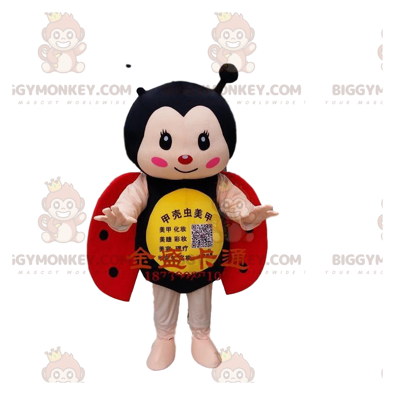 Besugo calculadora Escribe un reporte Disfraz de mariquita para mascota BIGGYMONKEY™. Tamaño L (175-180 CM)