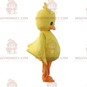 BIGGYMONKEY™ keltainen poikasen maskottiasu. Chick-asu
