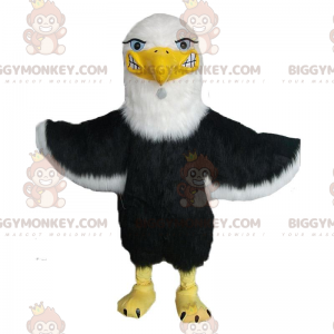 Στολή μασκότ χρυσαετού BIGGYMONKEY™, καφέ και λευκό. στολή