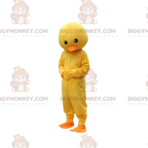Gelbes und oranges Küken BIGGYMONKEY™ Maskottchenkostüm.