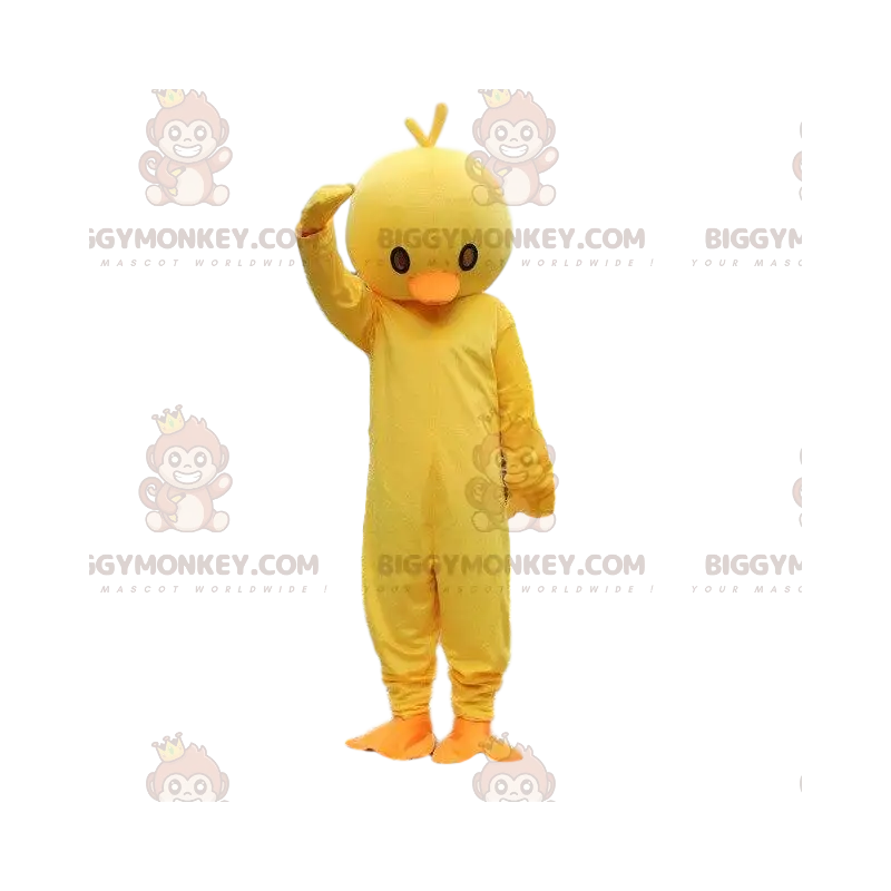 Gul og orange kylling BIGGYMONKEY™ maskotkostume. kanarie