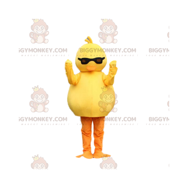 Kostium maskotki kanarek BIGGYMONKEY™ z okularami. kostium Kostium maskotki kanarek BIGGYMONKEY™ z okularami. kostium
