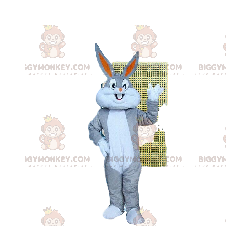 Kostým maskota BIGGYMONKEY™ Bugs Bunny, slavný zajíček z Loony Kostým maskota BIGGYMONKEY™ Bugs Bunny, slavný zajíček z Loony