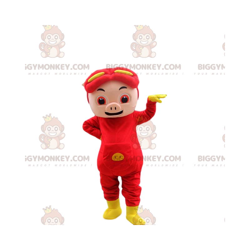 Disfraz de mascota Baby Pig BIGGYMONKEY™. disfraz de cerdo. Disfraz de mascota Baby Pig BIGGYMONKEY™. disfraz de cerdo.