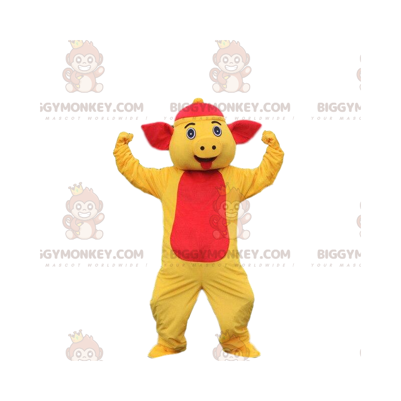 Disfraz de mascota de cerdo BIGGYMONKEY™ Disfraz de cerdo Disfraz de mascota de cerdo BIGGYMONKEY™ Disfraz de cerdo
