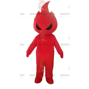 Kostým maskota červeného plamene BIGGYMONKEY™, kostým plamene