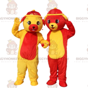  2 mascotte del cane di BIGGYMONKEY™, costumi per cani, travestimenti per cani - Mascotte di cani - BiggyMonkey.com