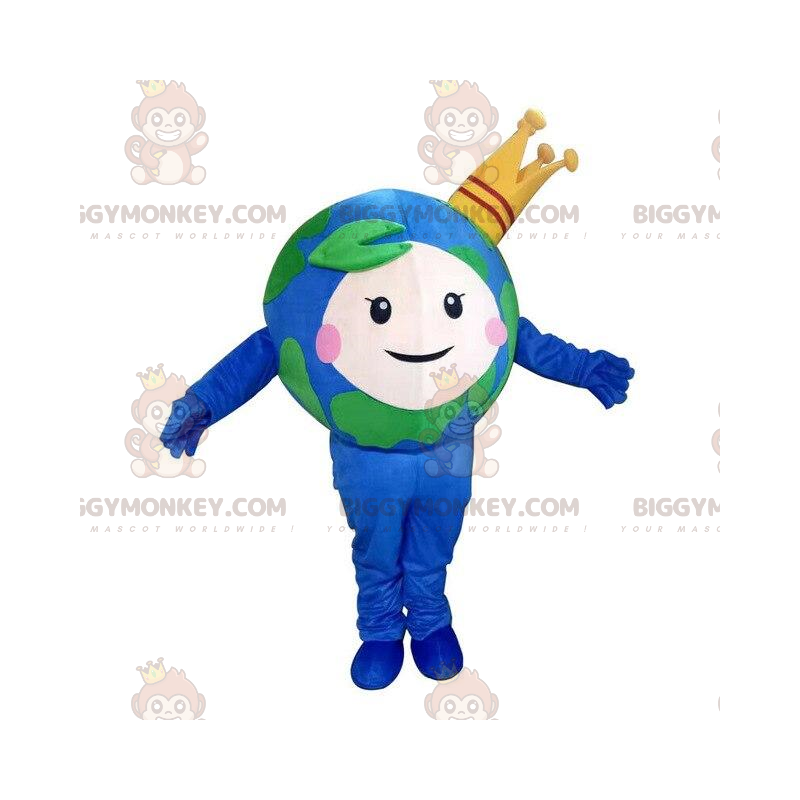 BIGGYMONKEY™ Planet Earth mascot costume, Earth costume, Earth BIGGYMONKEY™ Planet Earth mascot costume, Earth costume, Earth