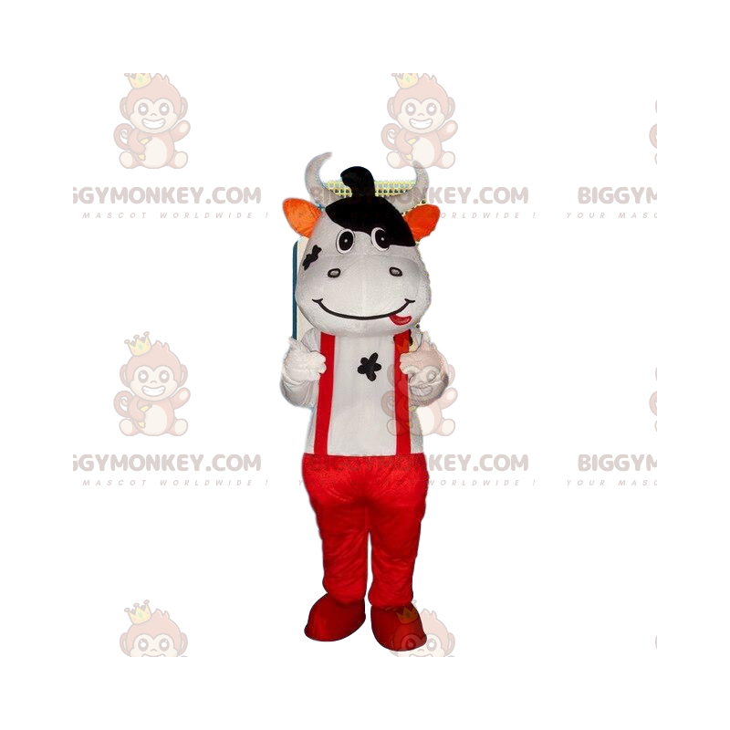 Disfraz de vaca, disfraz de mascota BIGGYMONKEY™ de toro Disfraz de vaca, disfraz de mascota BIGGYMONKEY™ de toro
