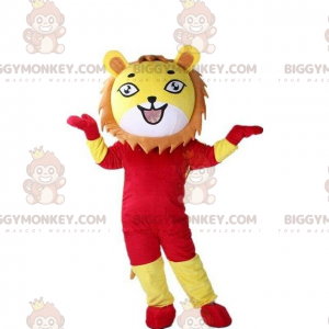 Lion BIGGYMONKEY™ mascot costume, lion cub costume, tiger fancy