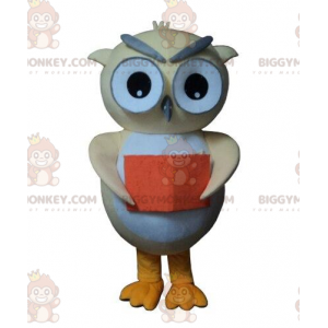 Στολή μασκότ BIGGYMONKEY™ Big Eyed Owl, Στολή για κουκουβάγια, κουκουβάγια - Μασκότ πουλιών - BiggyMonkey.com