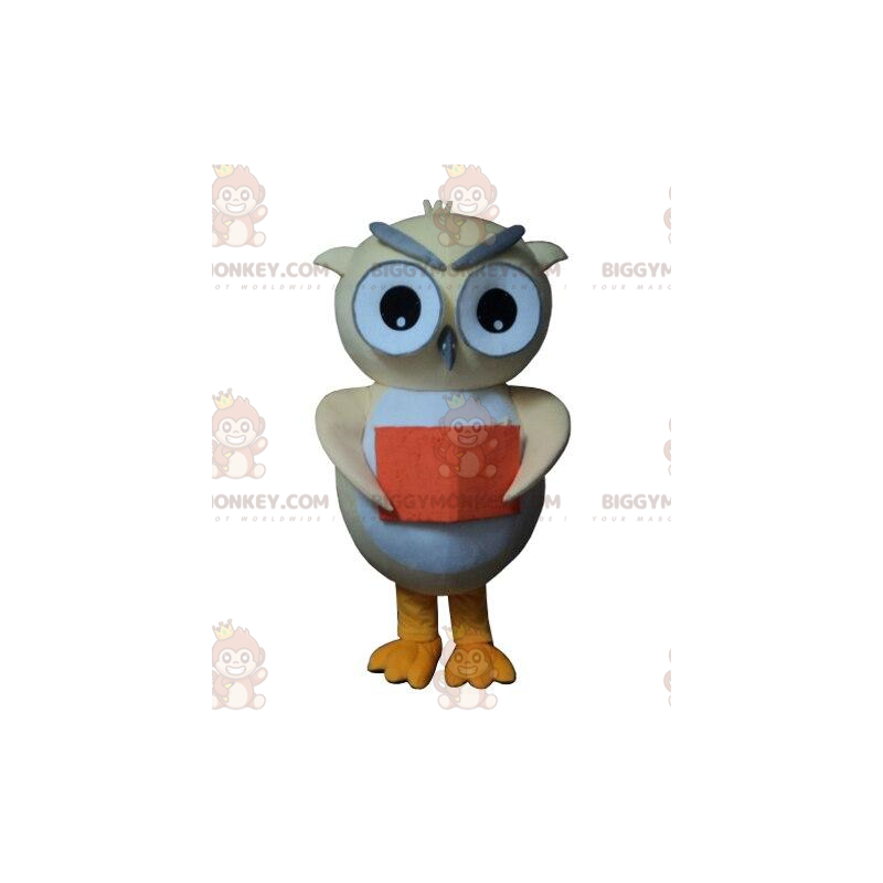 Big Eyed Owl BIGGYMONKEY™ maskotkostume, uglekostume, ugle - Big Eyed Owl BIGGYMONKEY™ maskotkostume, uglekostume, ugle -