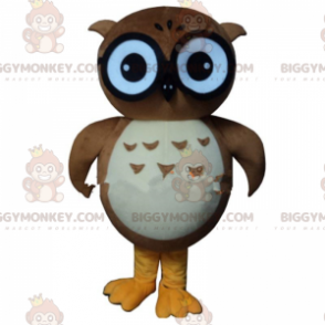 BIGGYMONKEY™ mascot costume of owl, owl, brown owl costume - Bird mascot - BIGGYMONKEY_08169 - BiggyMonkey.com