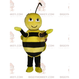 Bee BIGGYMONKEY™ mascot costume, flying insect costume, wasp