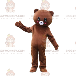 BIGGYMONKEY™ romantic teddy bear mascot costume, romantic