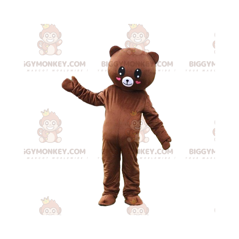 BIGGYMONKEY™ costume mascotte romantico orsacchiotto, costume BIGGYMONKEY™ costume mascotte romantico orsacchiotto, costume