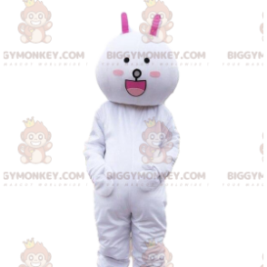 Bunny Costume, Plush Bunny BIGGYMONKEY™ Mascot Costume. giant