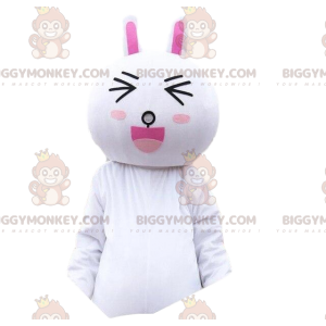 Bunny Costume, Plush Bunny BIGGYMONKEY™ Mascot Costume. Stuffed
