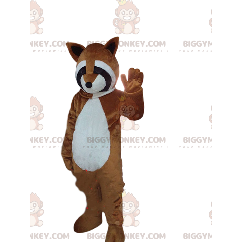 Kostium maskotki szopa pracza BIGGYMONKEY™, kostium czerwonej Kostium maskotki szopa pracza BIGGYMONKEY™, kostium czerwonej