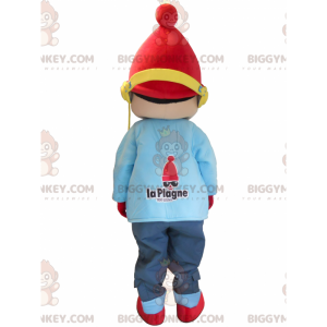 Malý chlapec Zimní prázdninový kostým maskota BIGGYMONKEY™ –