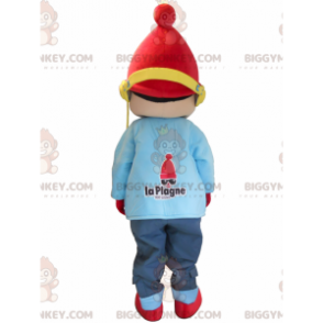 Lille dreng vinterferie BIGGYMONKEY™ maskotkostume -