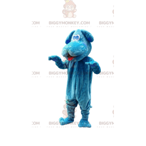 Hond BIGGYMONKEY™ mascottekostuum, hondenkostuum, blauwe