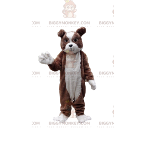 Bulldog BIGGYMONKEY™ mascot costume, dog costume, doggie fancy