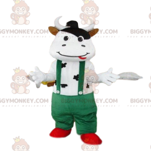 Costume de mascotte BIGGYMONKEY™ de vache, costume de la ferme