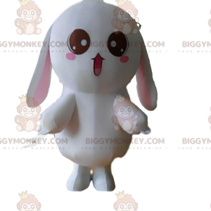 Bunny BIGGYMONKEY™ maskot kostume, plys kanin kostume, kæmpe
