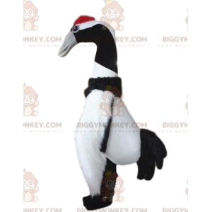 Disfraz de mascota Big Bird BIGGYMONKEY™ en blanco y negro